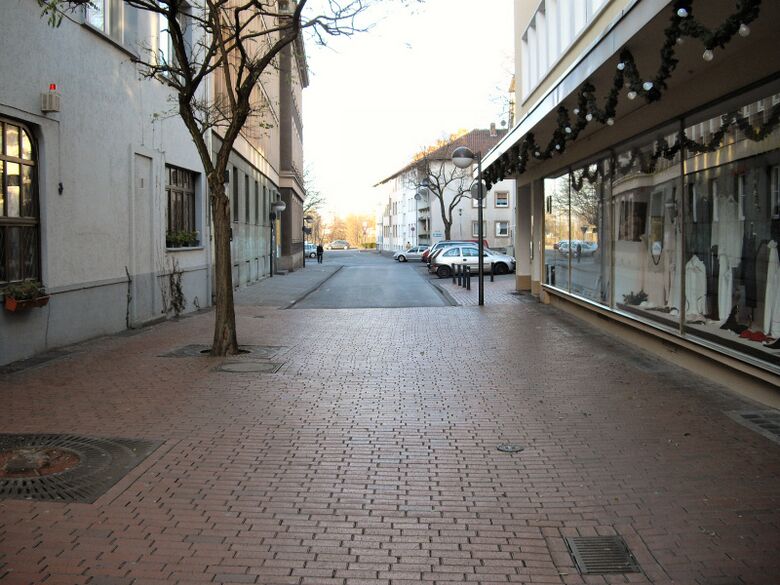 Stadthausstraße vom Marktplatz aus